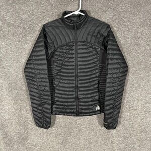 Eddie Bauer Jacket Womens Medium? Black Lightweight EB800 Puffer First Ascent